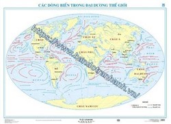 Bản đồ Các dòng biển trong đại dương thế giới